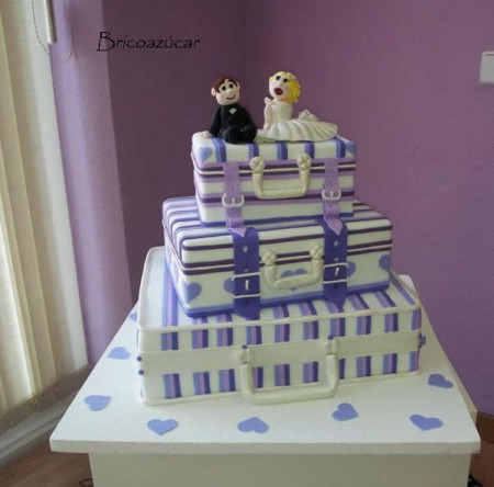 Tarta Boda 077-A Maletas